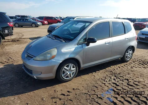 2007 Honda Fit из США, поврежденный, VIN JHMGD38427S052593